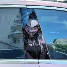 naklejka-na-slupek-jinx-league-of-legends