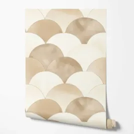 tapeta-na-sciane-geometria-bezowe-ecru-luski-abstrakcja-do-sypialni-biura