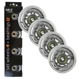kolka-do-rolek-kauczukowe-64-mm-zestaw-4-szt-lozyska-abec-7-przezroczyst