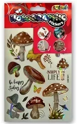 samoprzylepne-naklejki-dekoracyjne-z-holograficznym-efektem-grzyby-grzybki