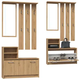 garderoba-do-przedpokoju-zestaw-wieszak-lustro-szafka-na-buty-dab-artisan