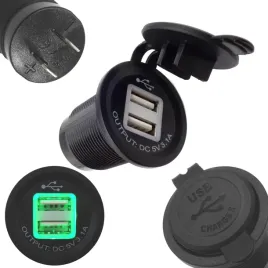 ladowarka-samochodowa-do-auta-do-zabudowy-usb-12v-24v-woltomierz-2xusb