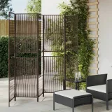 parawan-6-panelowy-brazowy-polirattan-stan-nowy