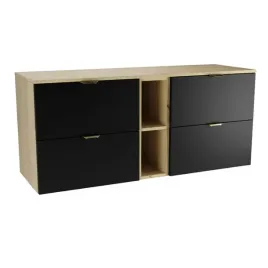 szafka-pod-umywalke-140-cm-z-regalem-czarna-dab-artisan-orio