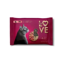 mokra-karma-w-saszetkach-dla-kotow-4x85g-z-krolikiem-i-wolowina-my-love
