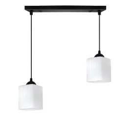 lampa-sufitowa-wiszaca-zyrandol-podwojna-biale-szklane-klosze-ryflowane-e27