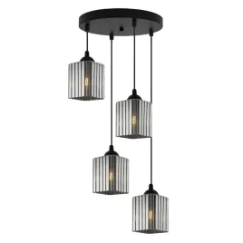 lampa-sufitowa-wiszaca-zyrandol-czarna-grafit-szklane-klosze-loft-glamour
