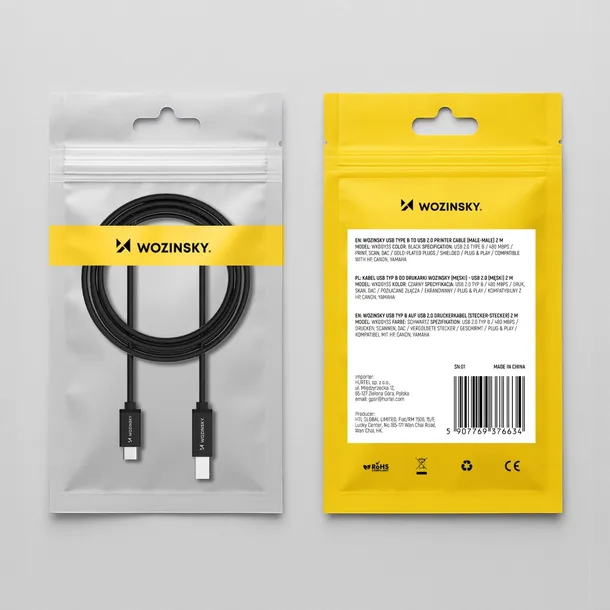 kabel-wozinsky-wkddy2s-usb-b-usb-c-2m-czarny-marka-wozinsky-stan-nowy