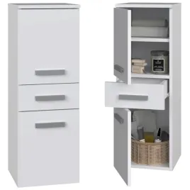 szafka-lazienkowa-regal-slupek-pojedynczy-z-szuflada-bialy-mat