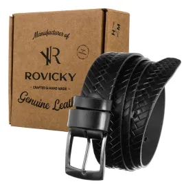 pasek-skorzany-do-spodni-meski-czarny-pleciony-elegancki-prezent-rovicky