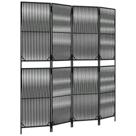 parawan-4-panelowy-czarny-polirattan