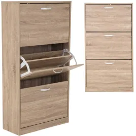 szafka-na-buty-regal-na-obuwie-do-przedpokoju-3-komory-uchylne-dab-sonoma