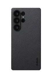 pitaka-ultra-slim-case-black-grey-twill-samsung-galaxy-s25-ultra