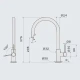 falmec-trevi-round-pvd-oro-stan-nowy