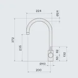 falmec-iseo-round-white-linia-iseo-round
