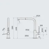 falmec-trevi-corner-chrome-stan-nowy