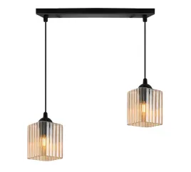 lampa-sufitowa-wiszaca-zyrandol-czarna-podwojna-szklana-miod-glamour-e27