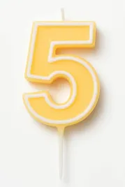 swieczka-urodzinowa-cyfra-5-pastelowy-zolty-4-cm