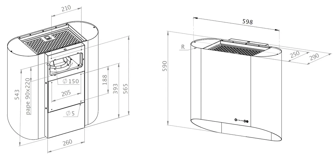 ciarko-simple-black-gold-60-cm