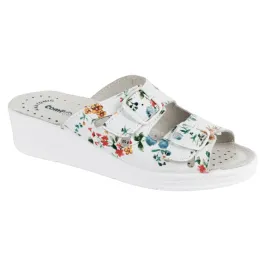 damskie-klapki-medyczne-skorzane-regulowane-mia-w-kwiaty