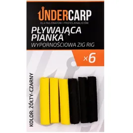 pianki-do-zig-rig-zolto-czarna-wedkarstwo-karpiowe-undercarp-uc232