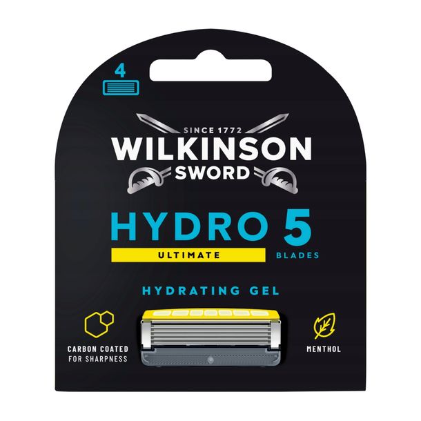 4x Wkłady do maszynki Wilkinson Sword Hydro 5 Ultimate Blades