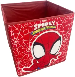 koszyk-organizer-pojemnik-box-na-zabawki-skladany-dla-dzieci-spidey-man