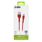 kabel-sbs-tecablemicroc15r-usb-a-usb-c-15-m-czerwony-stan-nowy