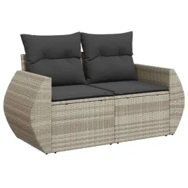 sofa-ogrodowa-2-osobowa-jasnoszara-z-poduszkami-142-x-62-x-69-cm
