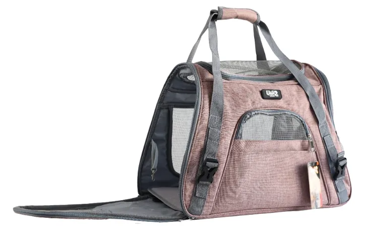 Transporter torba dla kota psa do 7 kg cappucino PETVENTURE 45x25x34cm