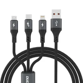 kabel-dudao-l3e-3-w-1-60w-microusb-usb-c-lightning-12m-czarna
