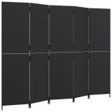 parawan-5-panelowy-czarny-polirattan