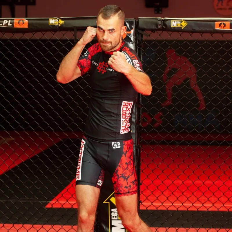 extreme-hobby-spodenki-athletic-red-warrior-m-stan-nowy