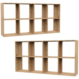 regal-na-ksiazki-zabawki-dekoracje-komorowy-8-polek-4x2-dab-artisan