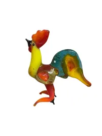 figurka-szklana-kogut-wielokolorowy-midi-kt-007