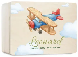 personalizowane-pudelko-wspomnien-40x30-nadruk-chrzest-urodziny-baby-shower