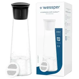 karafka-filtrujaca-wessper-k1-borosilicate-z-filtrem-actitex-czarna