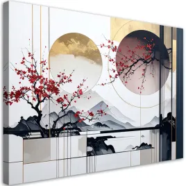 obraz-do-salonu-sypialni-kuchni-biura-abstrakcja-japonska-wisnia-gory