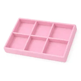 ekspozytor-na-bizuterie-welur-tacka-rozowy-r10-przegrody-3x2
