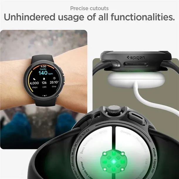 spigen-liquid-air-matte-black-google-pixel-watch-3-45mm-kolor-inny-stan-nowy