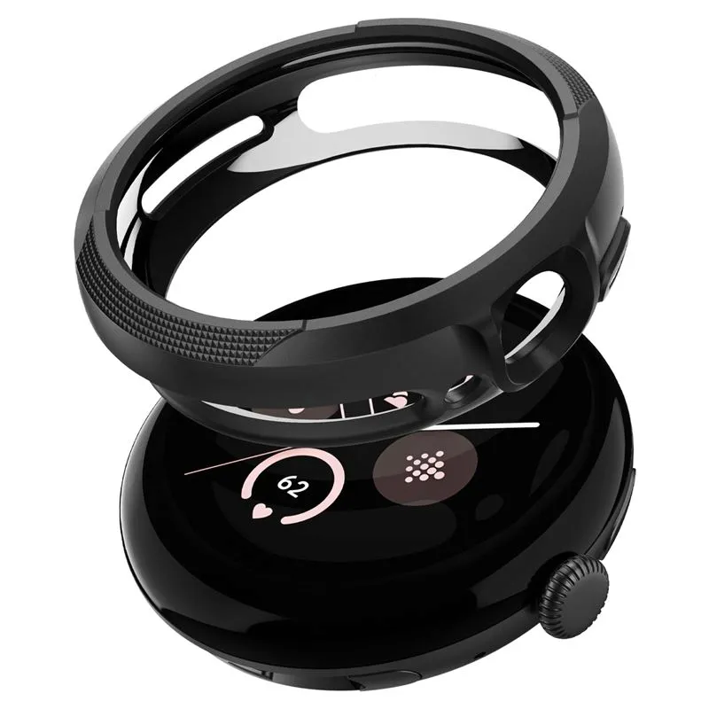 spigen-liquid-air-matte-black-google-pixel-watch-3-45mm