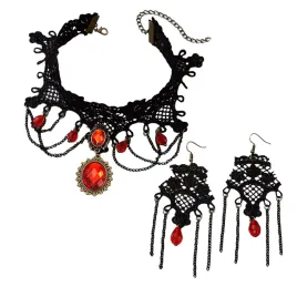 zestaw-choker-naszyjnik-i-kolczyki-koronka-z-czerwonymi-krysztalkami