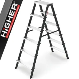 drabina-domowa-stalowa-dwustronna-skladana-higher-2x6-stopnie-150kg