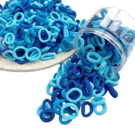 gumki-do-wlosow-super-kolory-i-wzory-mini-niebieskie-x50szt