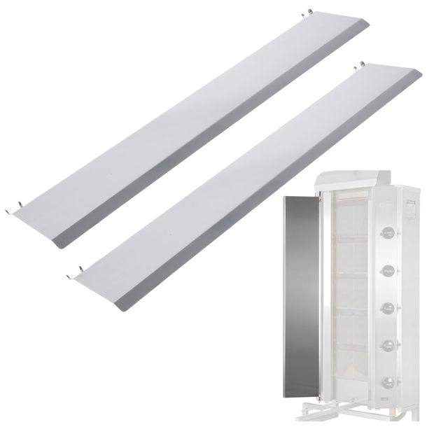 Drzwiczki osłony do POTIS GD4 Koncentrujące Ciepło 765mm Stal Nierdzewna