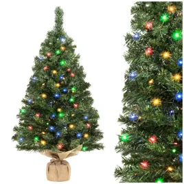 choinka-sztuczna-90-cm-z-oswietleniem-lampki-choinkowe-50-led-multikolor-n