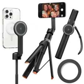 spigen-s581w-magsafe-bluetooth-selfie-stick-tripod-black