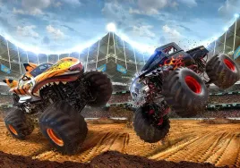 naklejki-na-sciane-dla-dzieci-plakat-hot-wheels-monster-truck-100x70