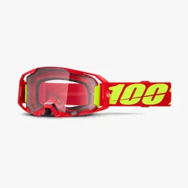 100-procent-gogle-armatic-red-czerwony-zolty-fluo-szyba-przezroczysta