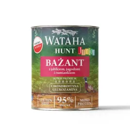 wataha-hunt-95percent-mokra-karma-dla-psa-szczeniak-junior-bazant-z-jablkiem-800g